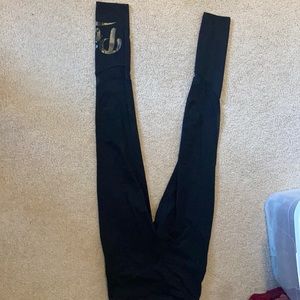 Victoria Secret Pink mesh black leggings